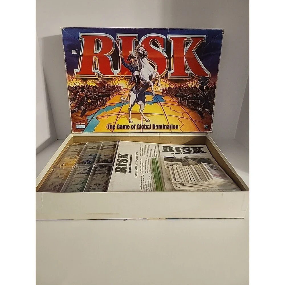 1993 Risk Board Game by Parker Brothers Complete EUC